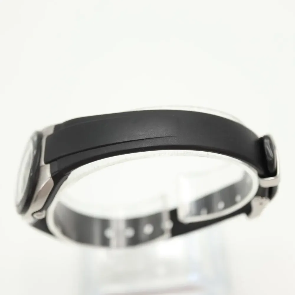 Vintage Dakota Sport Black Silver 25mm Womens Watch 100M Resin w New Battery